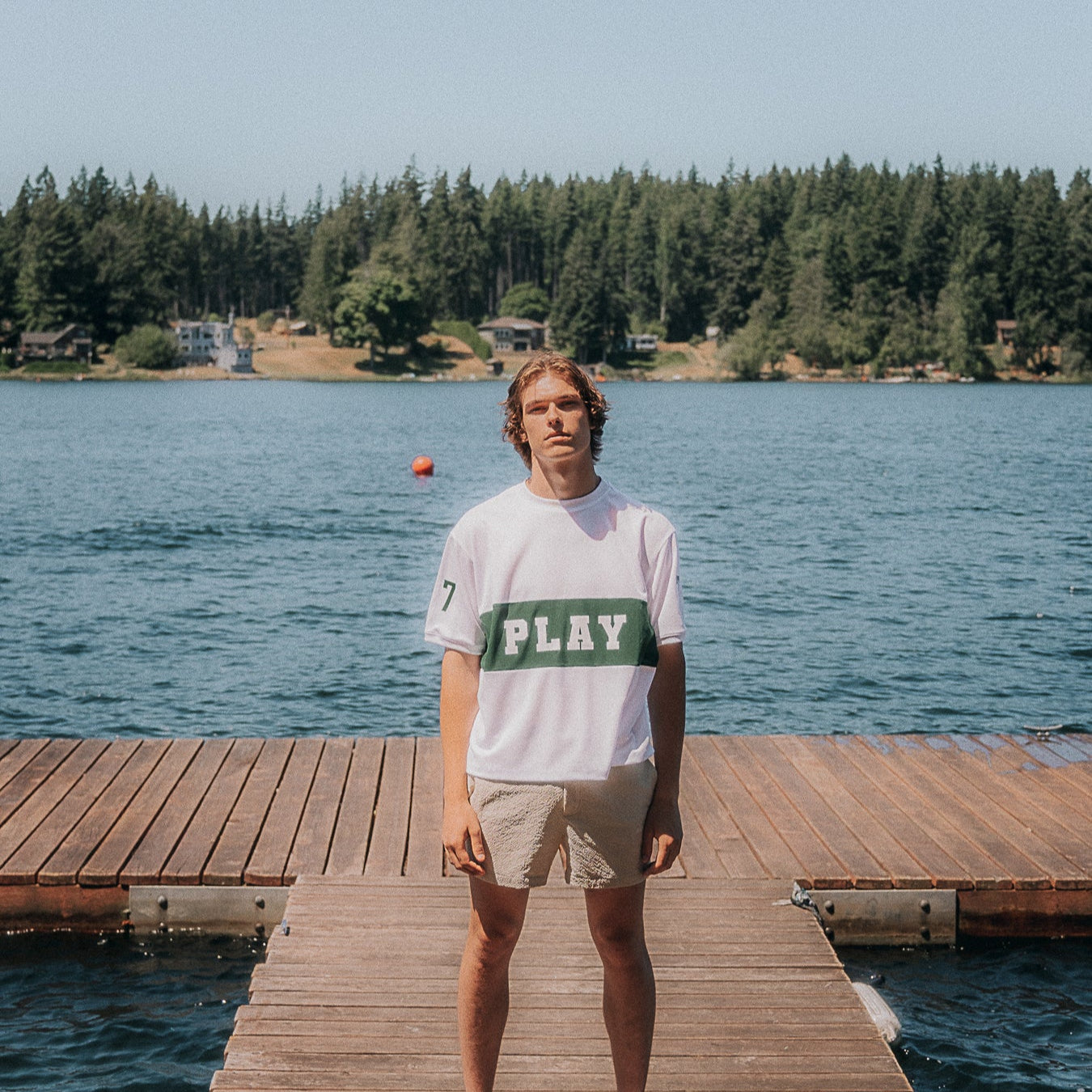 "PLAY" JERSEY - WHITE