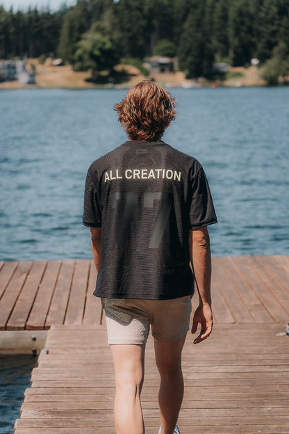 "ALL CREATION" JERSEY - BLACK/YELLOW