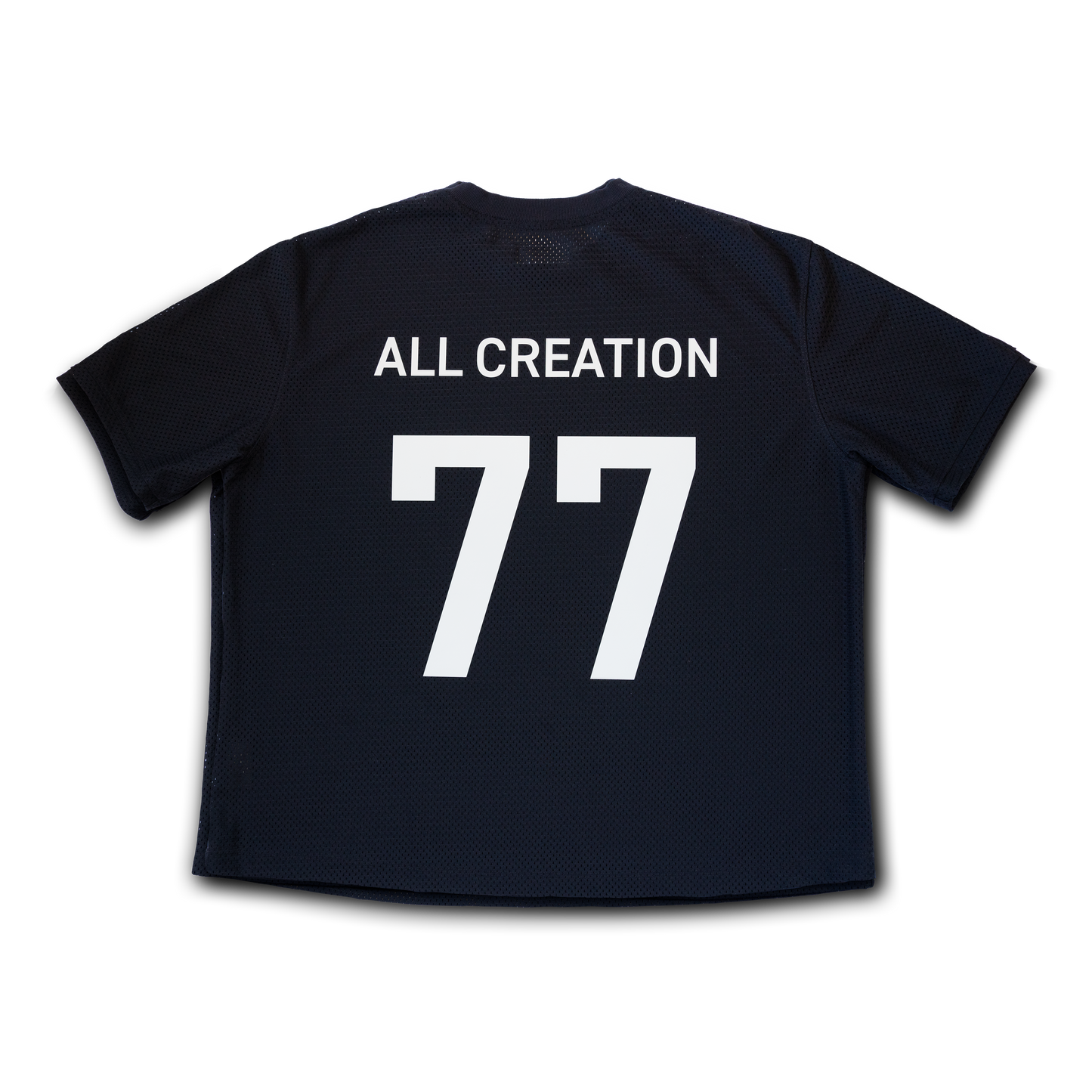 "ALL CREATION" JERSEY - BLACK/CREAM